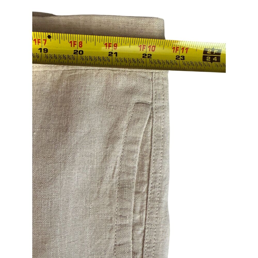 Caribbean Ivory Linen Cargo Shorts - Size 42 - Picture 8 of 8